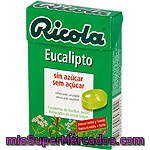 Ricola Caramelos Balsámicos De Hierbas Suizas Sin Azucar Sabor Eucalipto Caja 50 G