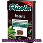 Ricola Caramelos Balsámicos De Hierbas Suizas Sin Azucar Sabor Regaliz Caja 50 G