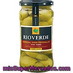 Rioverde Aceitunas Gordal Rellenas De Pepinillo Frasco 180 G Neto Escurrido