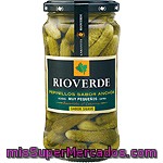 Rioverde Pepinillos Sabor Anchoa Frasco 180 G Neto Escurrido