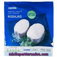 Rodajas De Merluza Eroski, Bolsa 600 G