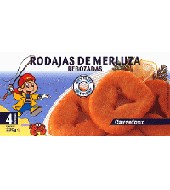 Rodajas De Merluza Rebozadas Carrefour 330 G.