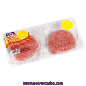 Roler Hamburguesas De Pollo 4 Unidades Bandeja 320 G