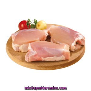 Rollitos (contramuslos Sin Piel) De Pollo Peso Aproximado Bandeja 540 G