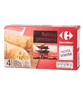 Rollitos Primavera Congelados Carrefour 225 G.