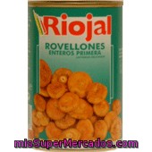 Rovellones
            Riojal Enteros Lata 200 Grs