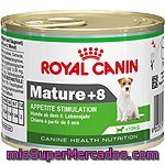 Royal Canin Mature +8 Alimento Para Perros Mayores 8 Años Hasta 10 Kg De Peso Para La Estimulación Del Apetito Lata 195 G