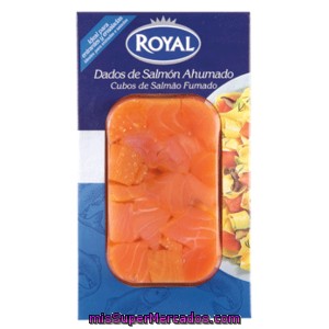 Royal Dados De Salmón Ahumado Envase 120 Gr