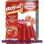 Royal Gelatina Sabor Fresa 10 Raciones Estuche 170 G