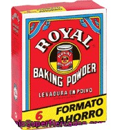 Royal Levadura Polvo 6 Sobres 96 Grs