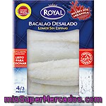 Royal Lomos De Bacalao Desalado Envase 400 G