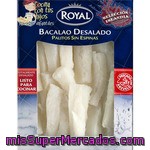 Royal Palitos De Bacalao Desalado Sin Espinas Envase 300 G