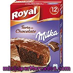Royal Preparado Para Hacer Tarta De Chocolate Con Milka 12 Raciones Estuche 350 G