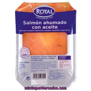 Royal Salmón Ahumado Con Aceite Envase 110 Gr