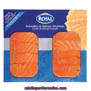 Royal Solomillos De Salmón Ahumado Pack 2 Envase 100 G