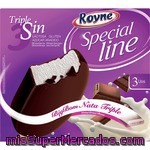 Royne Special Line Bombón Helado Con Cobertura De Chocolate E Interior De Nata Sin Lactosa 3 Unidades Estuche 330 Ml