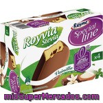 Royne Special Line Bombón Helado De Vainilla Con Estevia 4 Unidades Estuche 110 Ml