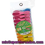 Rozenbal 102402 Pinzas De Plástico Multicolor Paquete 20