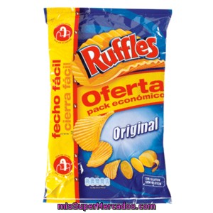 Ruffles Patatas Fritas Sabor Original Onduladas Bolsa 300 Gr