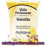 S&s Myhome Vela Perfumada Vainilla Con Aromas Naturales Vaso 1 Unidad