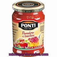 S. Tomate Albahaca Ponti 280g