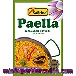 Safrina Sazonador Natural Para Paella Con Azáfran Sobre 9 Grs