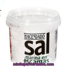 Sal Marina En Escamas, Hacendado, Bote 175 G