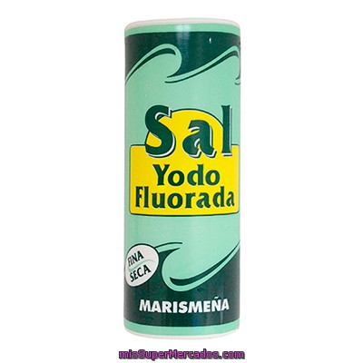 Sal Salero Yodo Fluorada, Marismeña, Bote 300 G