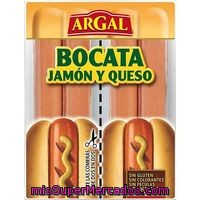 Salchicha Bocata Jamón Y Queso Argal 230 Gramos