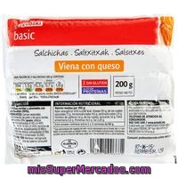 Salchicha Con Queso Eroski Basic, Sobre 200 G