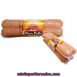 Salchicha Pavo/pollo Grandes 2 U, Hacendado, Pack 2 X 200 G - 400 G