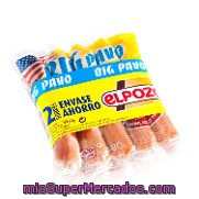 Salchichas Big Pavo El Pozo Pack 2x180 G.