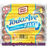 Salchichas Cocidas De Pavo 'todo Ave' Oscar Mayer 200 G.