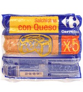 Salchichas Con Queso Carrefour 200 G.