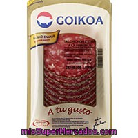 Salchichón A La Pimienta Goikoa, Sobre 100 G