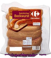 Salchiichas Bockwurst Carrefour 990 G.