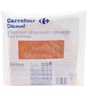 Salmón Ahumado Noruego Carrefour 200 G.