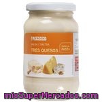 Salsa 3 Quesos Eroski, Frasco 260 G