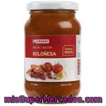 Salsa Boloñesa Eroski, Frasco 260 G