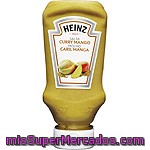 Salsa Curry Con Mango Top Down Heinz 270 Gramos