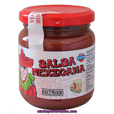 Salsa Mejicana, Hacendado, Tarro 190 G