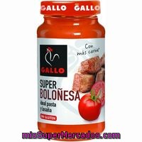 Salsa Para Pasta Súper Boloñesa Gallo, Frasco 400 G