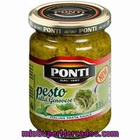 Salsa Pesto Genovese Ponti, Frasco 135 G