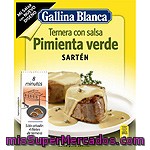 Salsa Pimienta Verde Gallina Blanca 37 G.