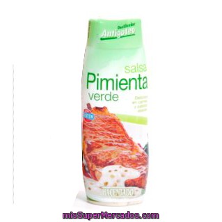 Salsa Pimienta Verde, Hacendado, Bote 310 G