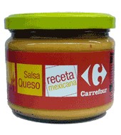 Salsa Tex Mex Dip Queso Carrefour 300 G.