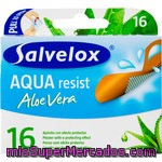 Salvelox Aqua Resist Con Aloe Vera Apósitos Con Efecto Protector Caja 16 Unidades
