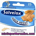 Salvelox Aqua Resist Surtido De Apósitos Hipoalergénicos Que Protegen Contra El Agua Y La Suciedad Caja 25 Unidades