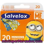 Salvelox Minions Surtido De Apósitos Para Heridas Con Divertidos Dibujos De Minions Caja 20 Unidades