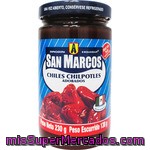 San Marcos Chiles Chilpotles Adobados Frasco 230 G